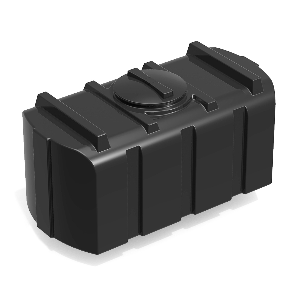 Бак для душа серии «R» 300 л  черный Полимер-Групп(1235x600x720см;14кг;черный) - арт.559265.1