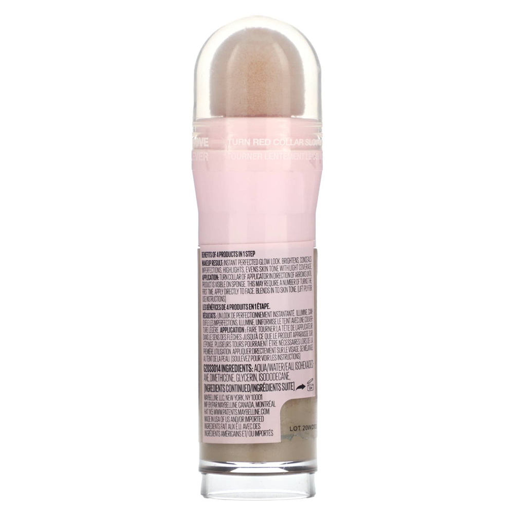 Maybelline, Instant Age Rewind, перфектор 4-в-1 для сияющего макияжа, 01 светлый, 20 мл (0,68 жидк. унц.)