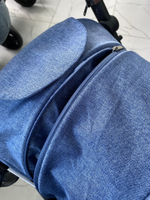 Коляска прогулочная Babalo 2023 Синий белая рама