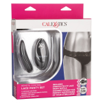 Черные кружевные трусики с вибромассажером Remote Control Panty Set S/M (Размер: S-M) (Цвет: черный)