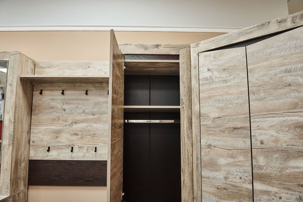 Коллекция Хилтон Пенал ЛЕВЫЙ (440) Дуб юкон/Гранж (набор)