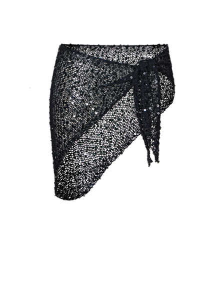 Вязаный платок Onyx черный