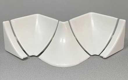 Набор комлектующих для галтели с мяг. краями "Идеал" Белый/001