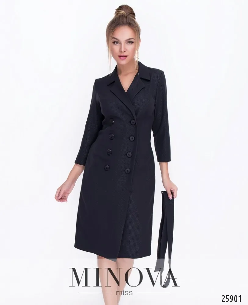 Платье 1116-черный Minova