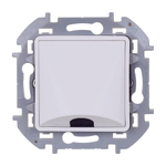 Вывод кабеля IP21 с зажимом для крепления - белый Inspiria Legrand