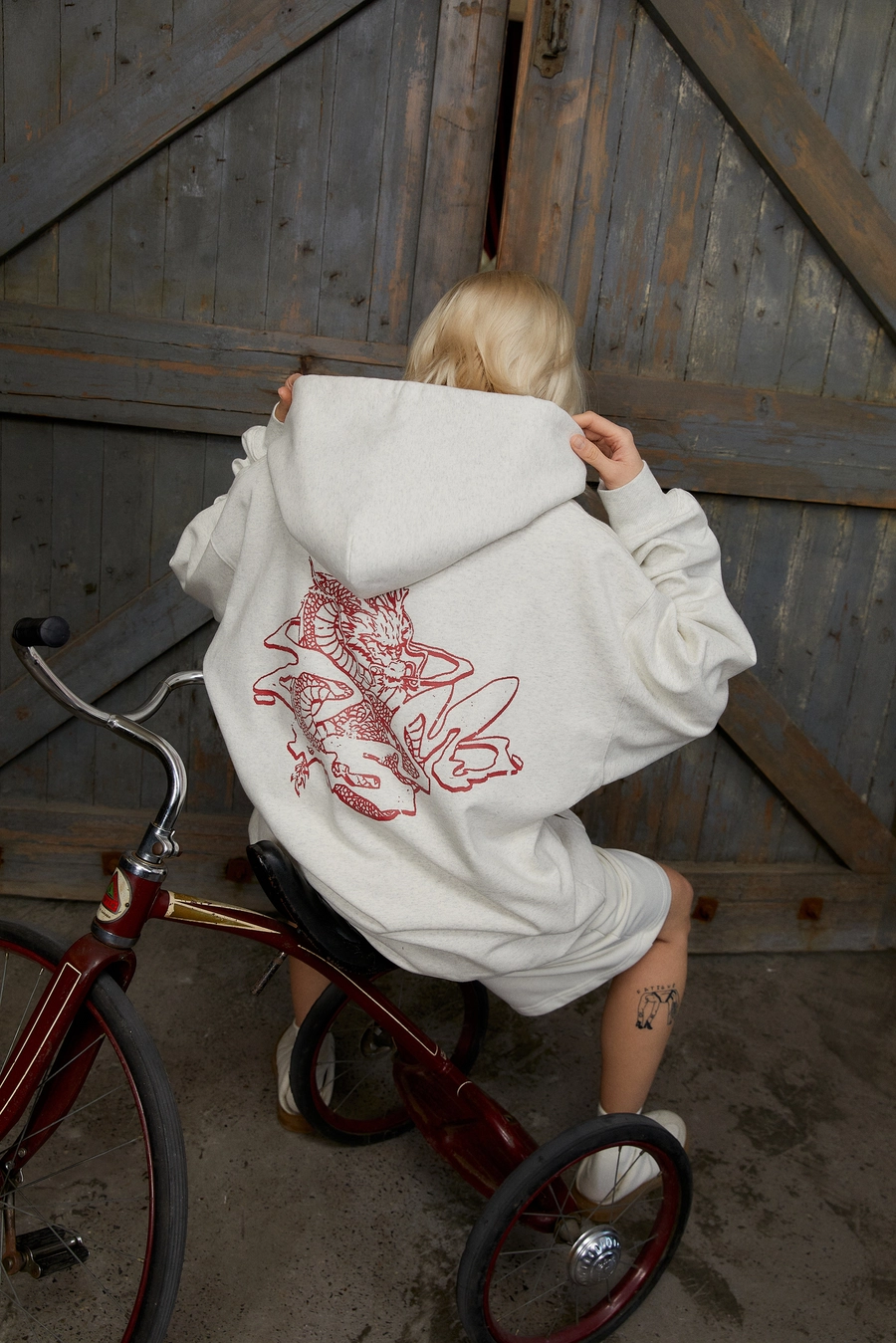 Худи DONSMOKE "Dragon Logo" Zip-Hoodie