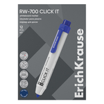 Маркер для доски, пулевидный, 2,0 мм, автоматический, цвет синий, упаковка картонная коробка, RW-700 Click it, Erich Krause, 60831