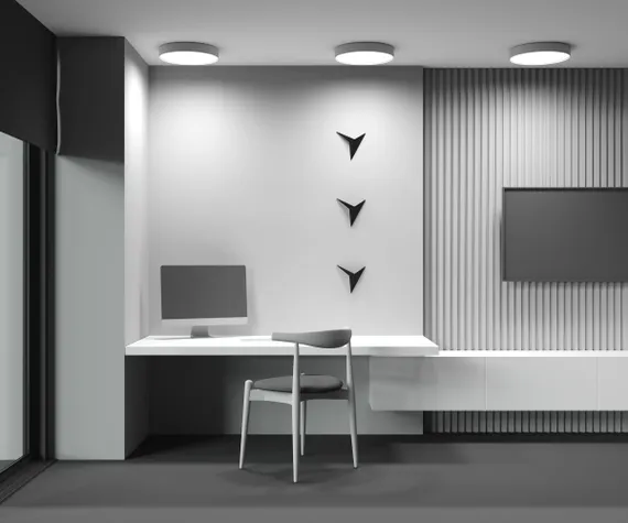 Потолочный светильник Зон / Zon 45 Вт 4000 К 120° Technical c032cl-45w4k-rd-w