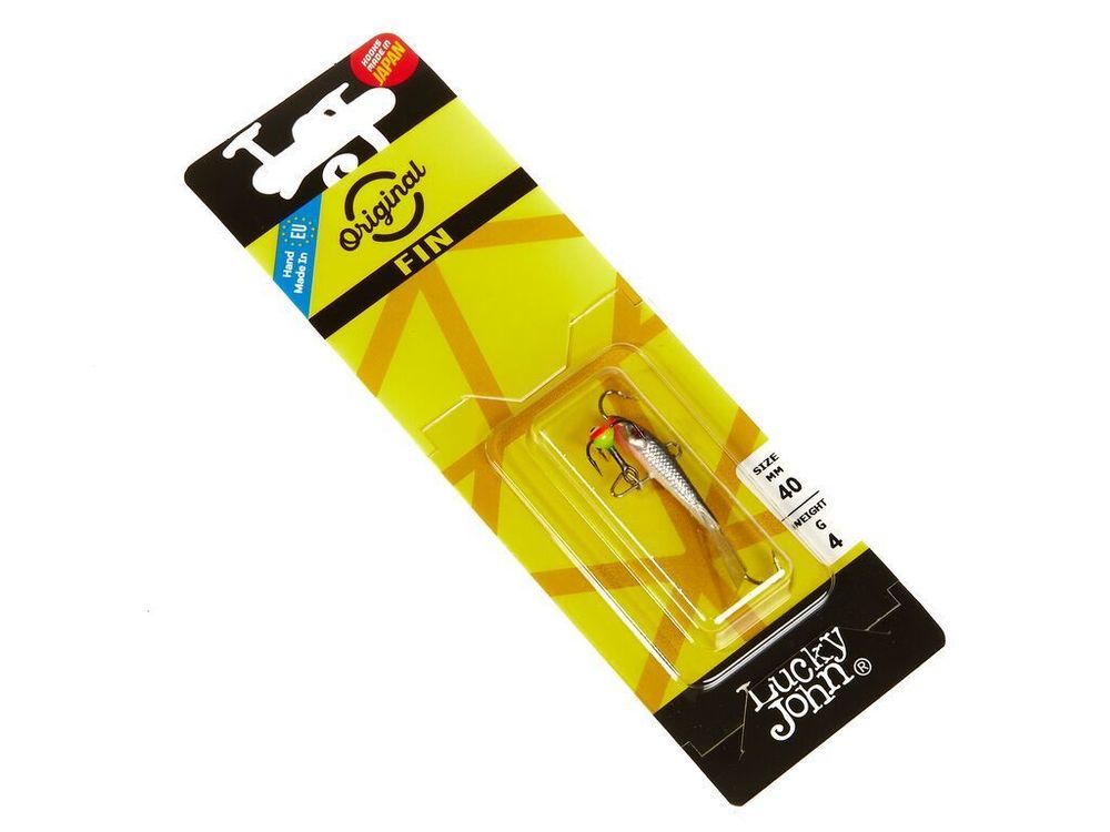 Балансир LUCKY JOHN Fin 3 (+тройник), 40 мм, цвет 13H