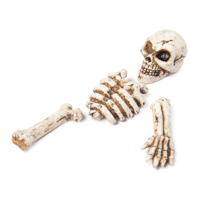 Грот "Череп и кости", 40*12*8мм/36*32*13мм/34*22*23мм/45*15*5мм, (набор 4шт), Laguna AQUA