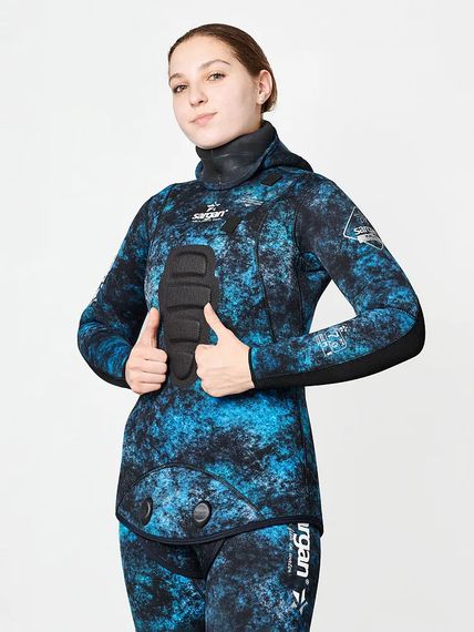 Гидрокостюм женский Sargan Миметик Калан 3.0 ladyGalaxyAPE/09 7 мм