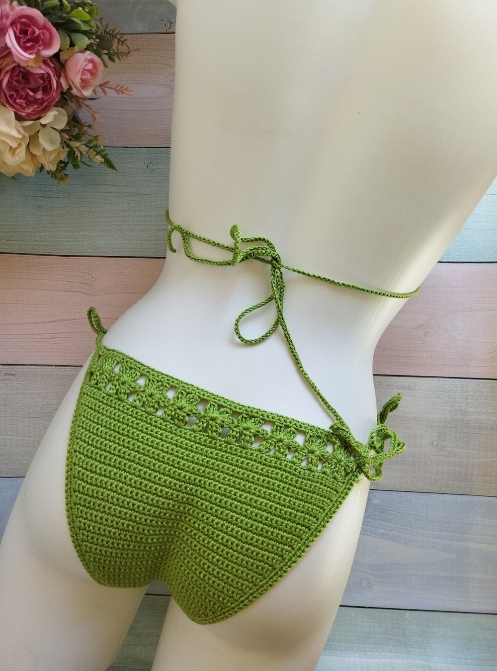 Купальник вязаный