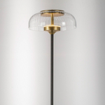 738773 Торшер ACRILE 7W LED 263LM 120G ЗОЛОТО/ЧЕРНЫЙ 3000K