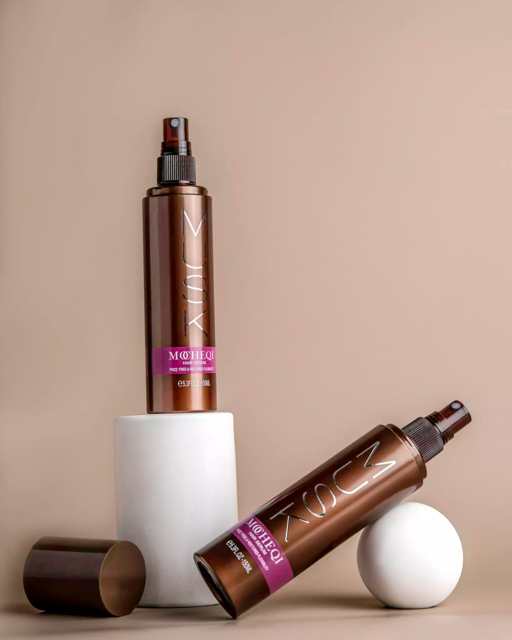 MOCHEQI Концентрированная разглаживающая сыворотка-спрей для волос, 150 мл