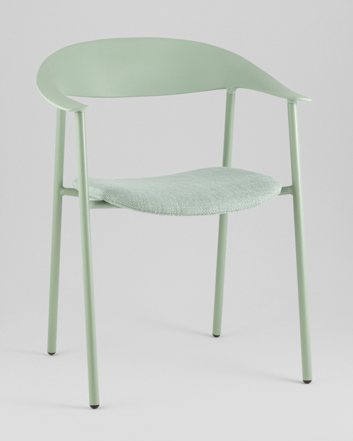 Стул Eila с подушкой пластик зеленый