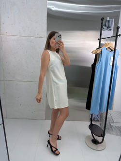 Платье льняное