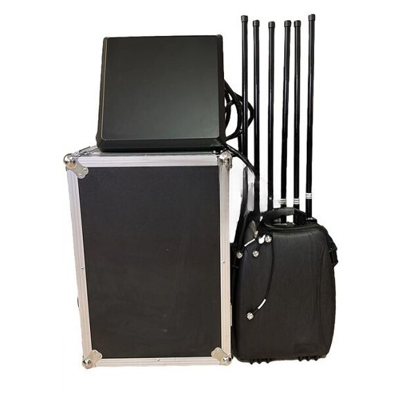 Гарпия CKJ-1704-Mobile 400W 8 канальный мощный блокиратор квадрокоптеров