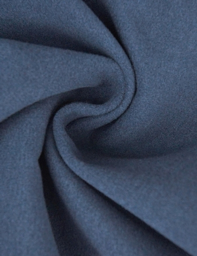 Ткань пальтовая, 395 гр/м2, 90% п/э, 10 % вискоза, ш. 150 см, джинсовый