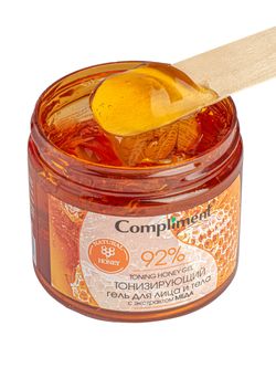 Compliment Тонизирующий гель для лица и тела с экстрактом меда