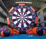 Надувной герметичный дартс «Футбол-Двойной» диаметр 4,5 м, размер 4,5х3х4,5 м
