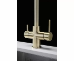 Смеситель для кухни Paulmark Lange La214212-BR бронза