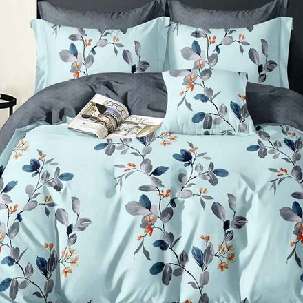 Комплект постельного белья "АВТ. 725", сатин, 100% хлопок, Россия. Пододеяльник на молнии!!!