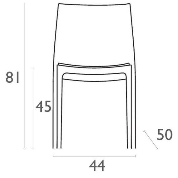 Стул Maya темно-серый
