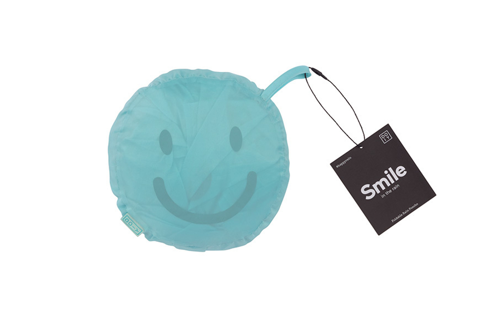 Дождевик smile in the rain, голубой