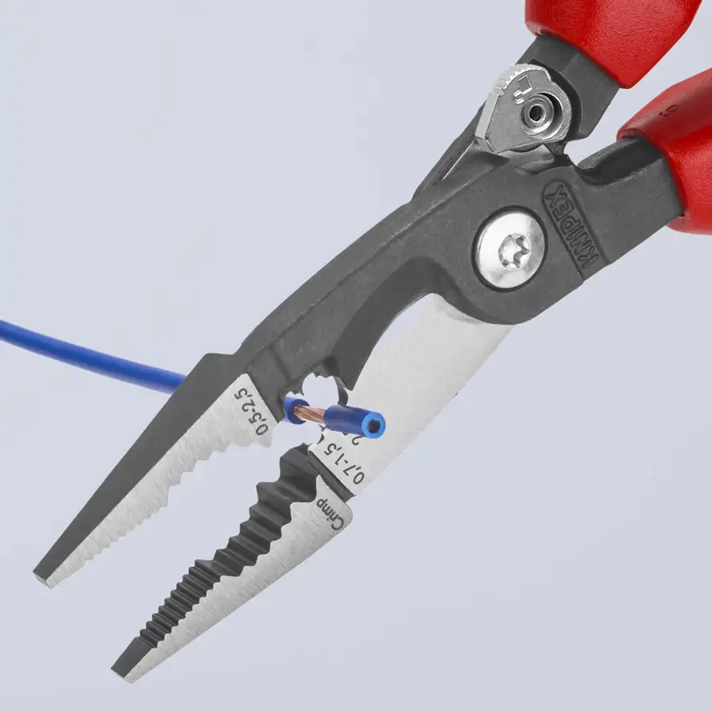 Электромонтажные клещи черненые 200 мм Knipex 13 92 200