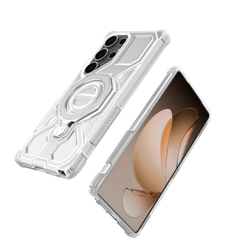 Прозрачный силиконовый чехол Expressive Clear Case для Samsung Galaxy S25 Ultra