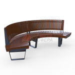 Скамейка Rail Road 02 внутренний радиус