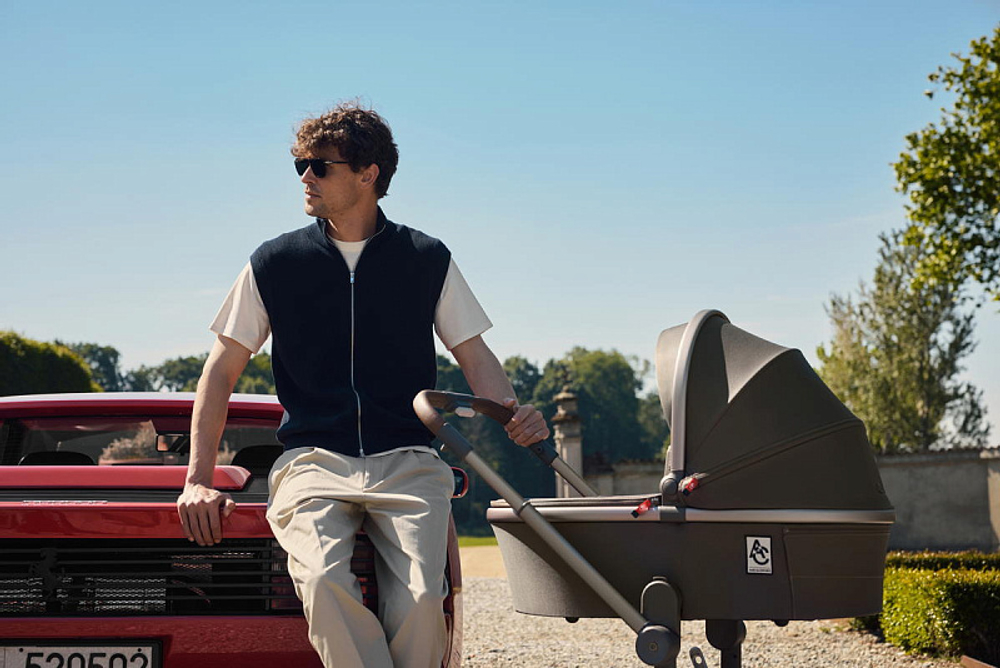 Детская коляска Anex Flo x Avionaut Cosmo 3 в 1 se-01 Cesar/ss-06 Black