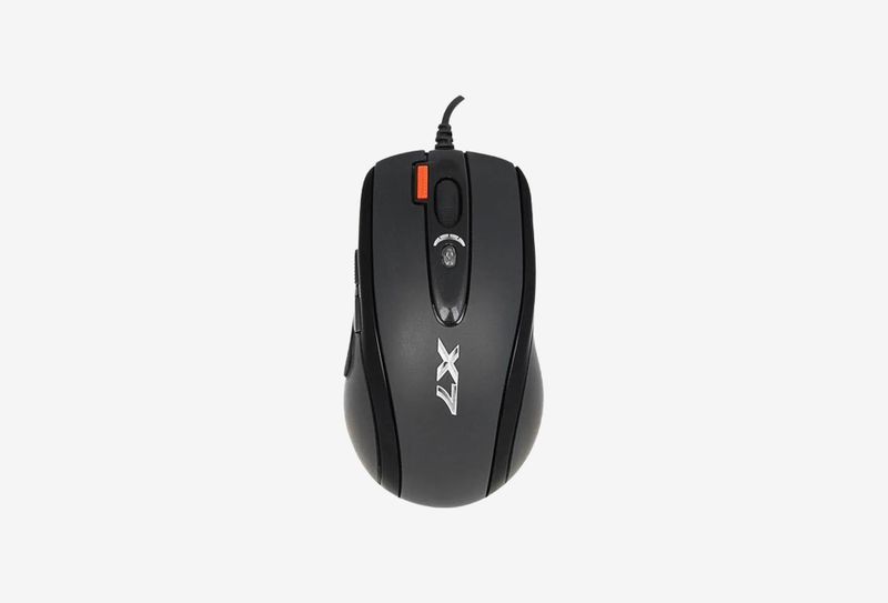 Мышь проводная A4Tech X-718BK черный