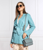 кожаная сумка через плечо fleming TORY BURCH - морской(75576)