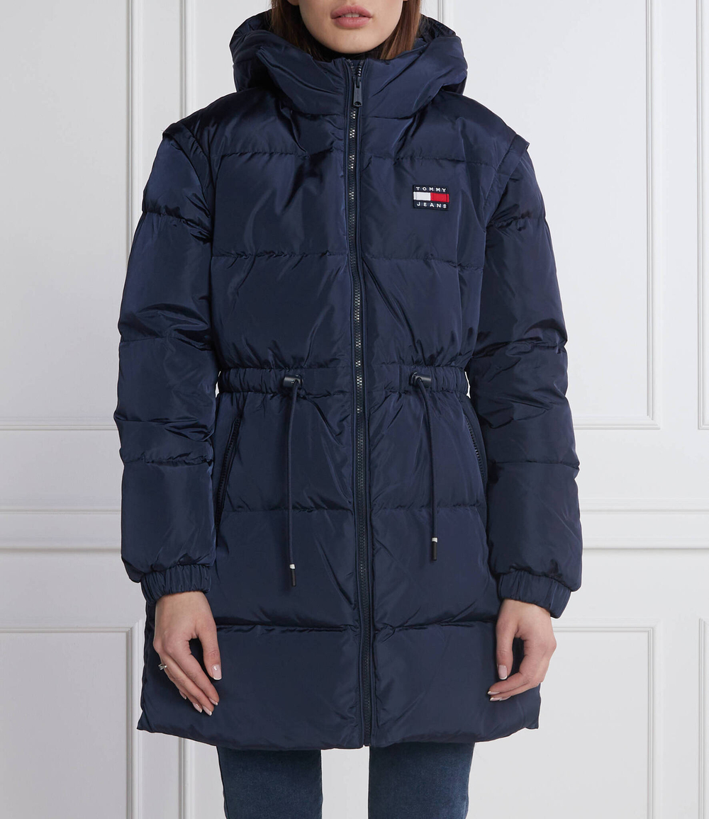 пуховая куртка 2в1 vest down Tommy Jeans - темно-синий(DW0DW11843)