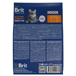 Сухой корм для кошек домашнего содержания BRIT PREMIUM с курицей для кошек Cat Indoor, 2кг