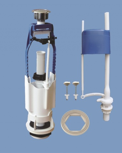 Арматура д/бачка УКЛАД с нижней под. 1/2 (кнопка) (20/1шт)