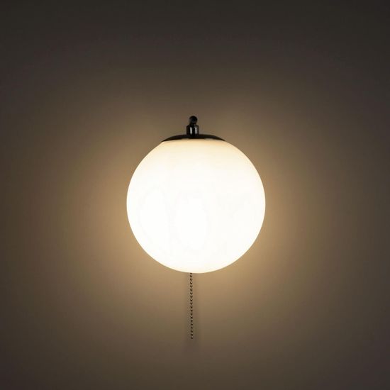 CL102314 Томми Хром Мат.+ Белый Св-к Бра