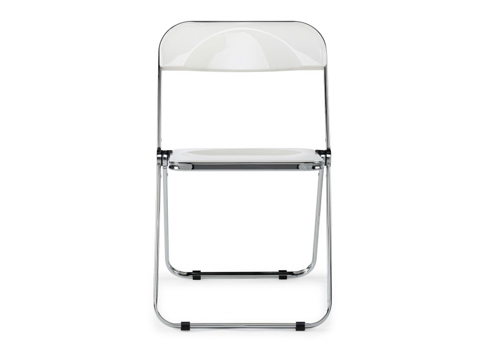 Пластиковый стул Fold складной white / chrome