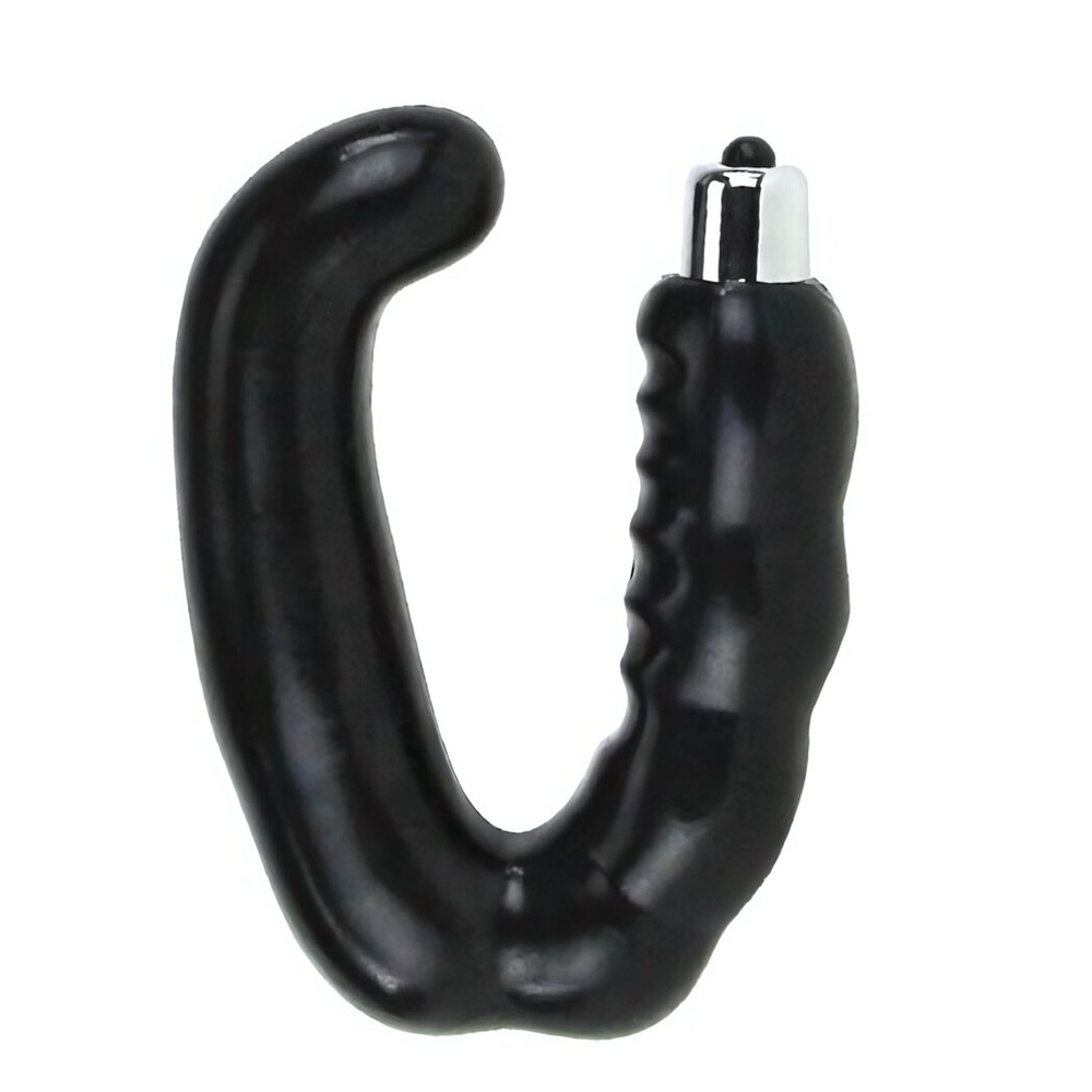 Вибромассажер простаты или клитора и точки G (Цвет: черный)