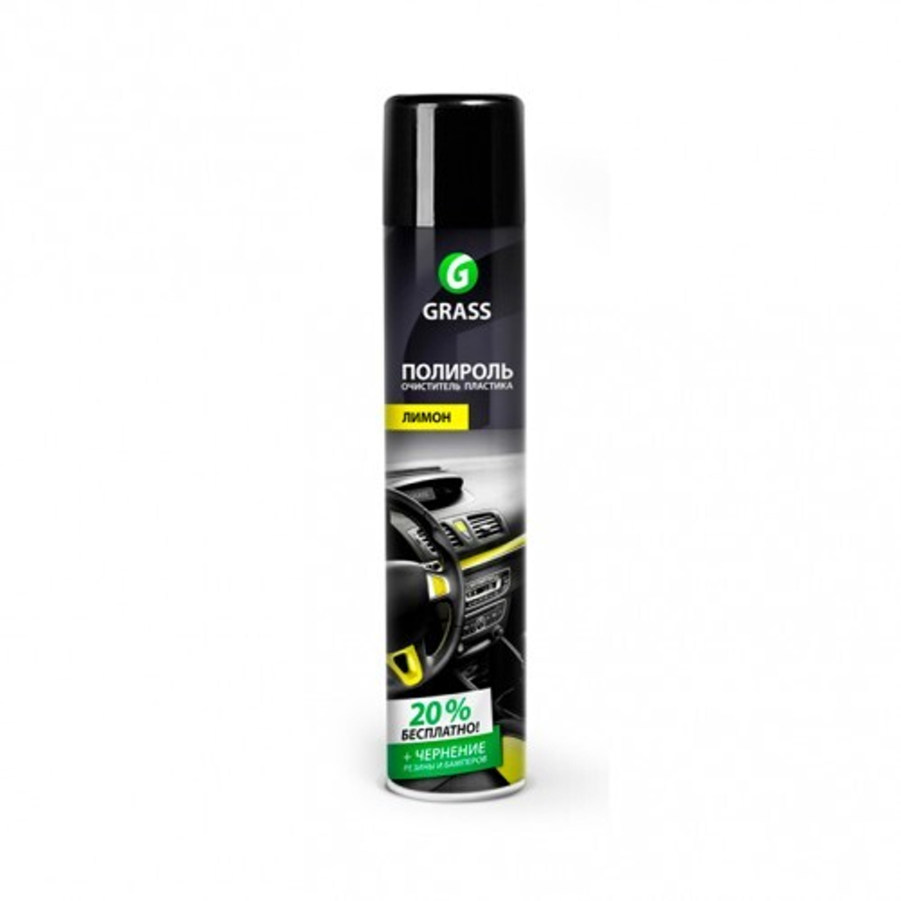 GraSS 	Полироль-очиститель пластика Dashboard Cleaner Лимон 750мл