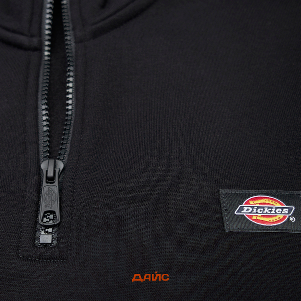 Толстовка Dickies Oakport Quarter Zip артикул:DK0A4XD4BLK1 - купить в магазине Дайс