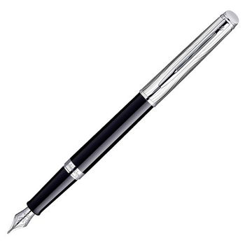 Перьевая ручка Waterman Hemisphere Deluxe Black CT перо F (S0921090)