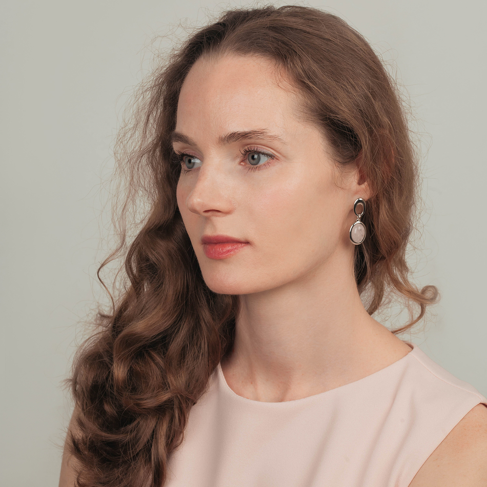 Серьги Possebon Q.Rose A0368.7 S