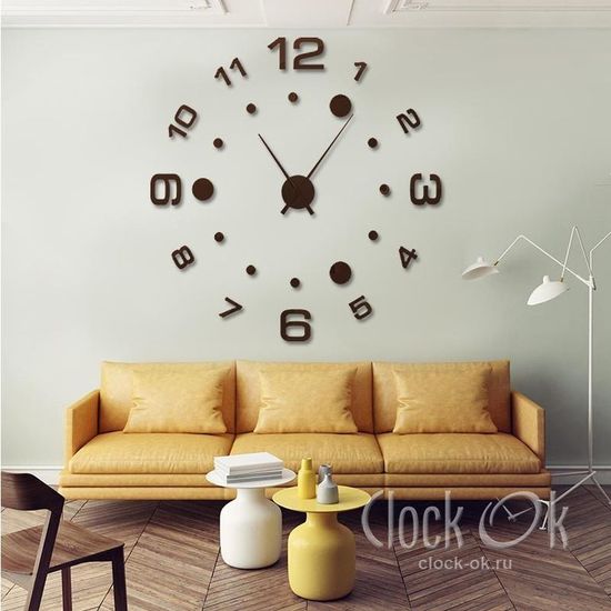 Настенные 3D часы Radius