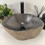 Раковина из речного камня RS-64991 40*36*15 0860