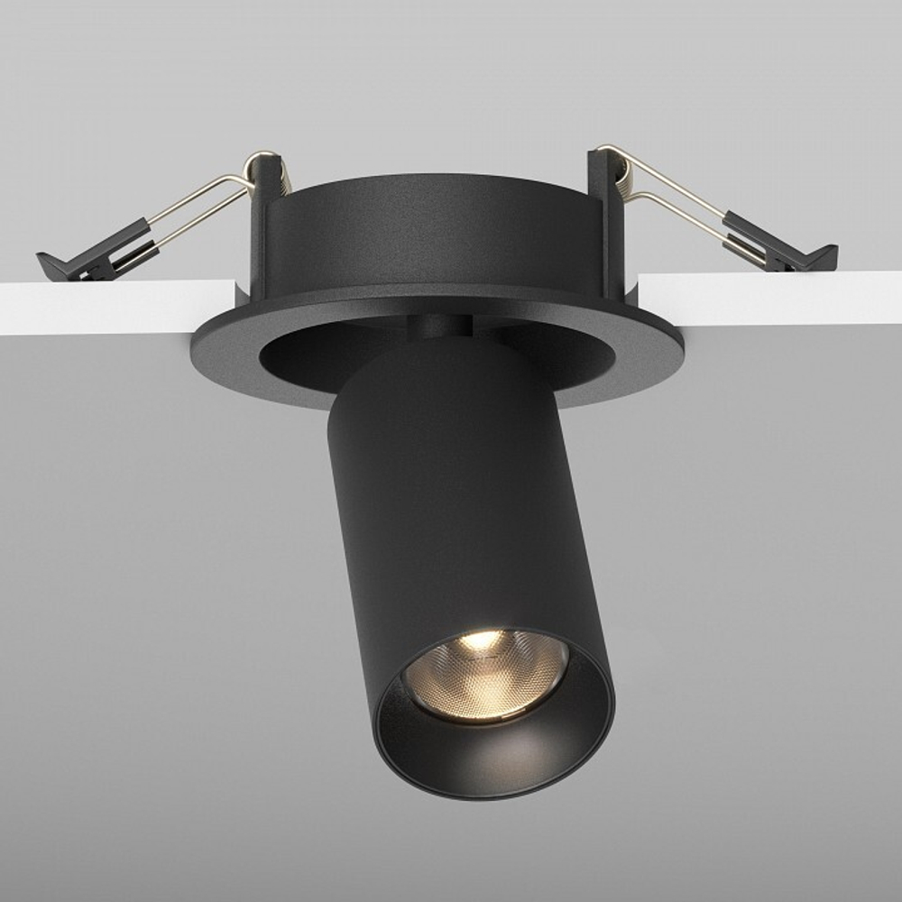 Встраиваемый светильник на штанге Maytoni FOCUS LED C071CL-7W3K-B