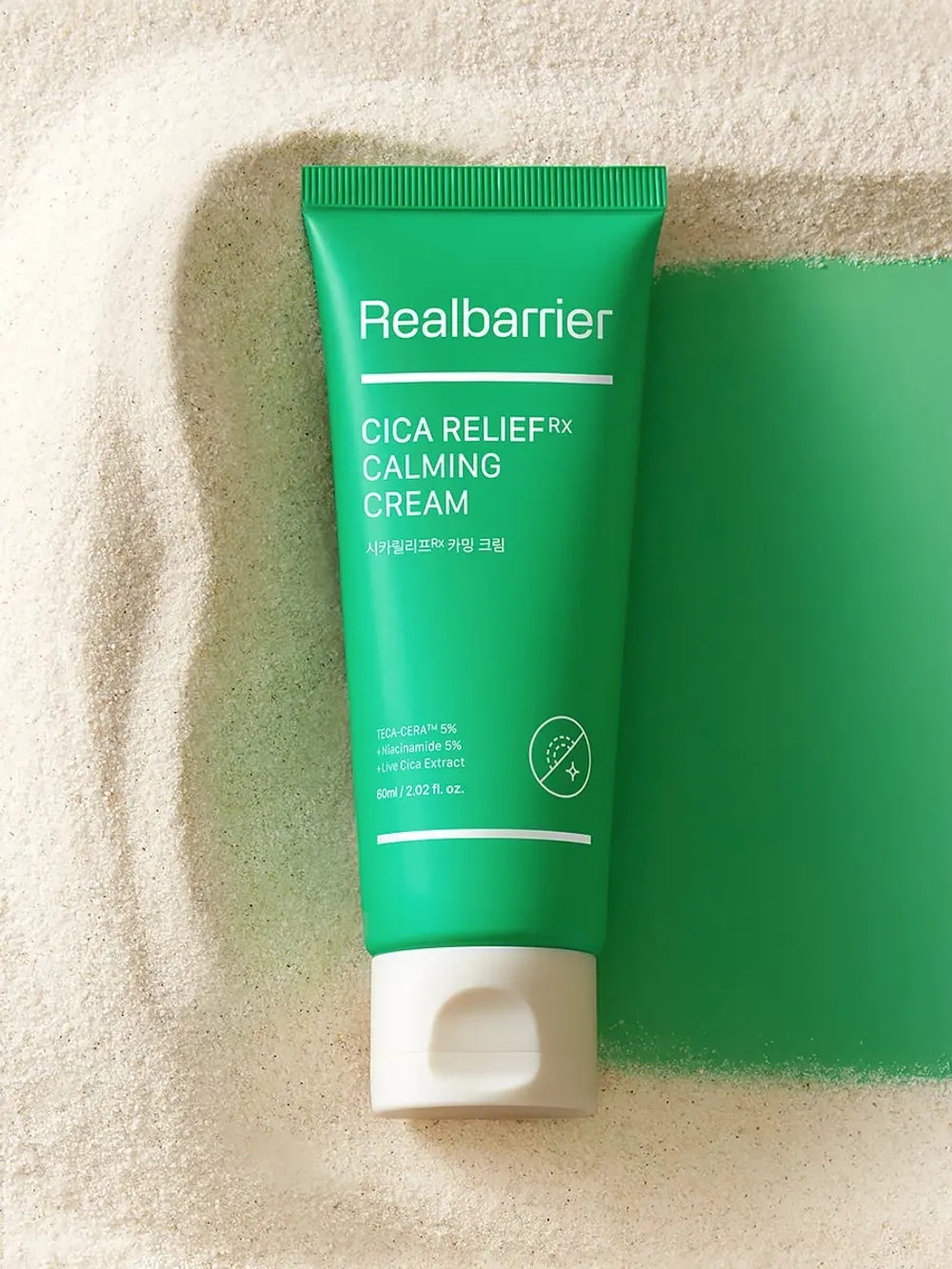 Real Barrier Успокаивающий крем с экстрактом центеллы и 5% ниацинамида Cicarelief Rx Calming Cream 60 мл