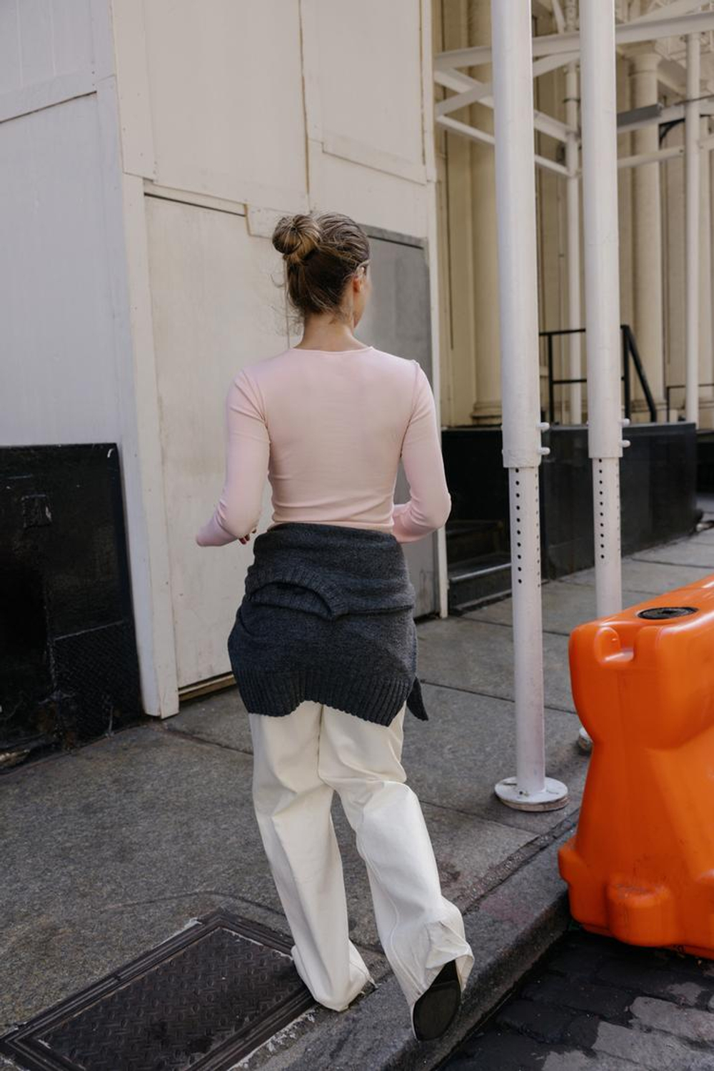 ZARA ФУТБОЛКА В РУБЧИК С РАСКЛЕШЕННЫМИ РУКАВАМИ, РОЗОВЫЙ