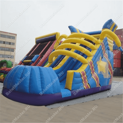 Надувная горка "Ботинок" 8*4*5 м